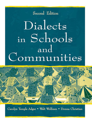 cover image of Dialects in Schools and Communities